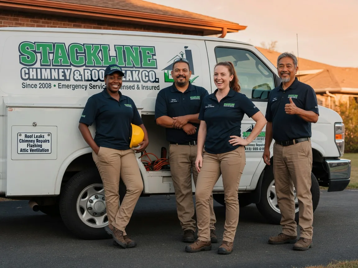 Chimney flashing repair company in Sentinel, OK